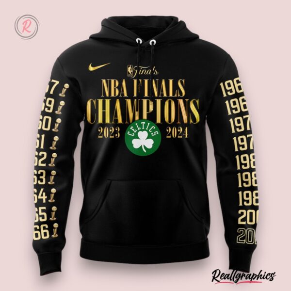 2023 24 nba finals champions boston celtics 3d hoodie, celtics merchandise