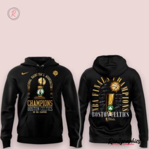 2024 national basketball association champions boston celtics 18x nba champs 3d hoodie, celtics unique gifts