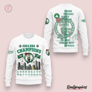 2024 nba champions boston celtics different here hoodie white, celtics unique gifts