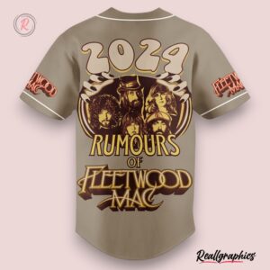 2024 rumours of fleetwood mac baseball jersey