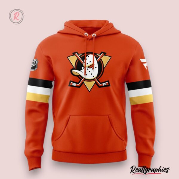 anaheim ducks orange country 3d hoodie orange, anaheim ducks gifts