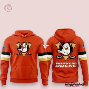 anaheim ducks orange country 3d hoodie orange, anaheim ducks gifts