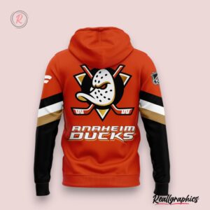 anaheim ducks orange country 3d hoodie orange, black, anaheim ducks gifts