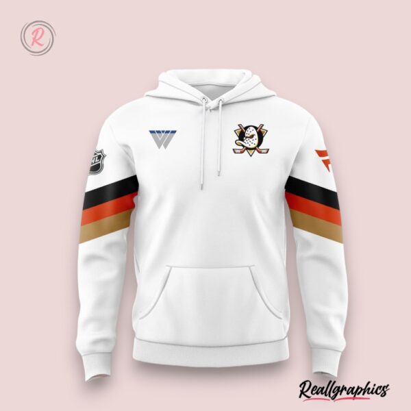 anaheim ducks orange country 3d hoodie white, anaheim ducks gifts