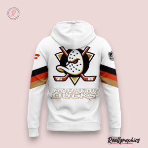 anaheim ducks orange country 3d hoodie white, anaheim ducks gifts