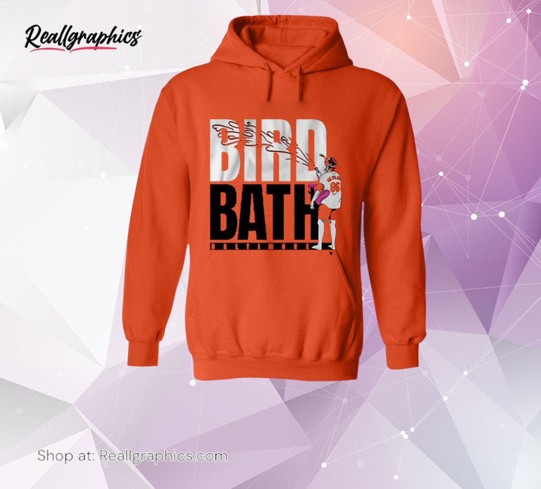 baltimore baseball mr. splash bird bath shirt