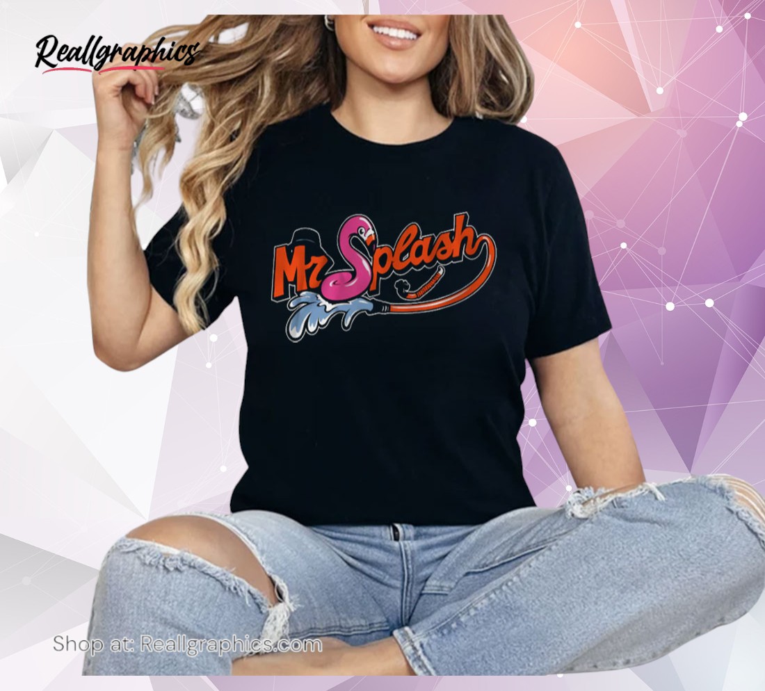 baltimore baseball mr. splash text shirt