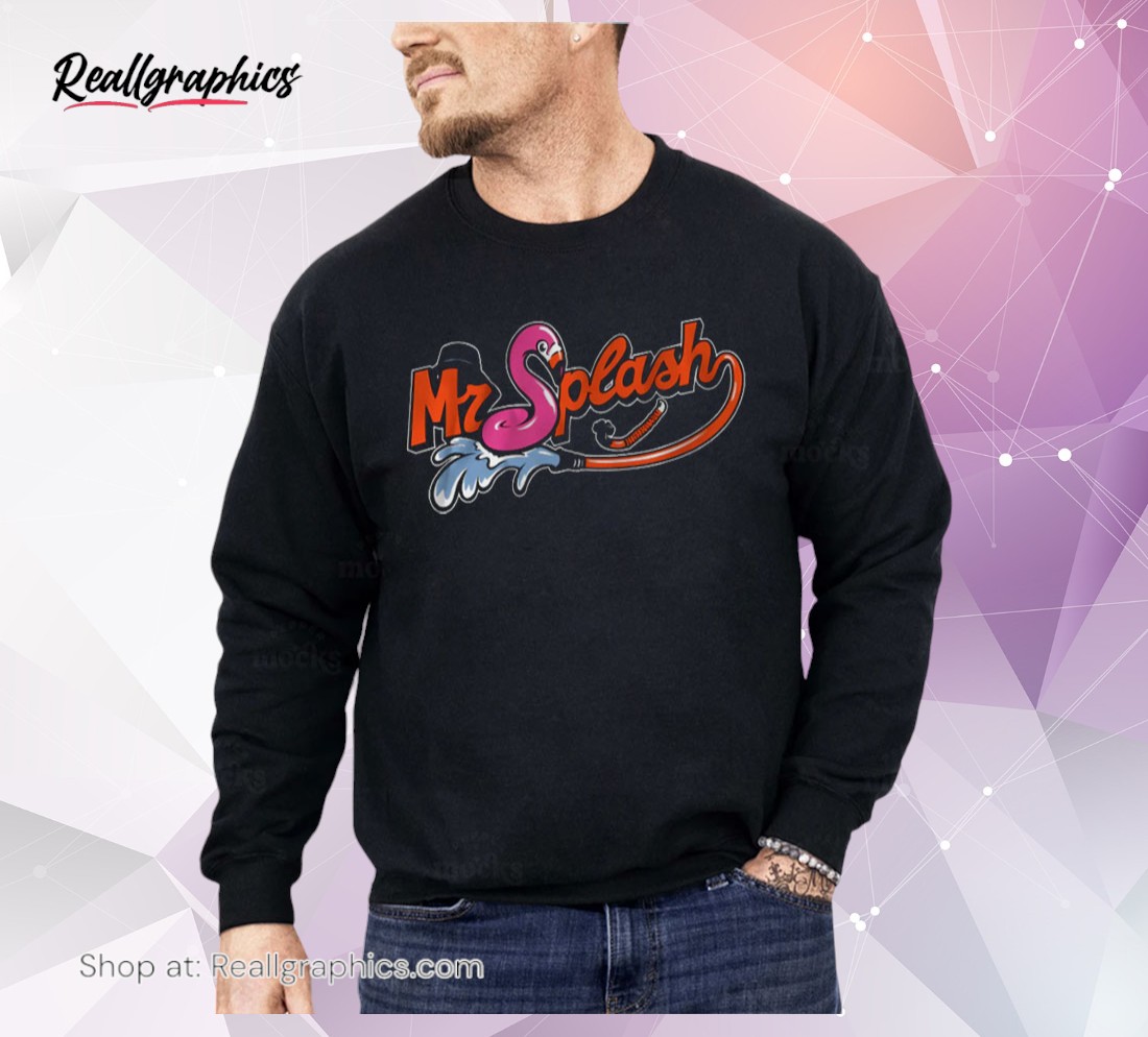 baltimore baseball mr. splash text shirt