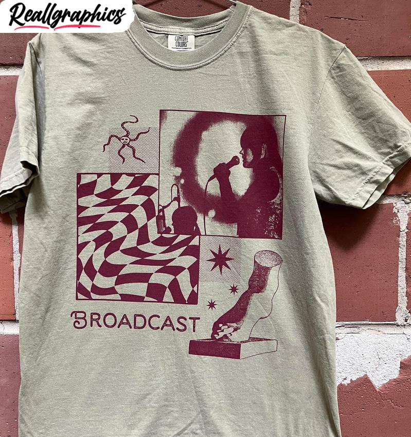 broadcast band inspirational shirt, fan art short sleeve long sleeve