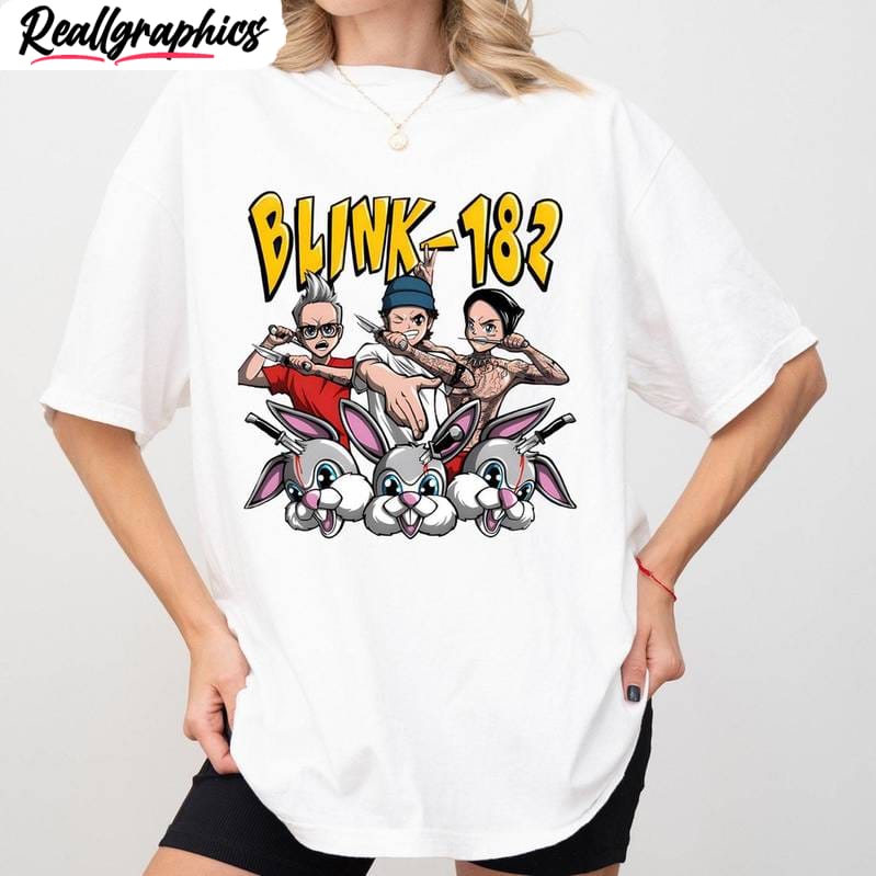 cartoon inspirational unisex hoodie, blink 182 unisex shirt, hoodie