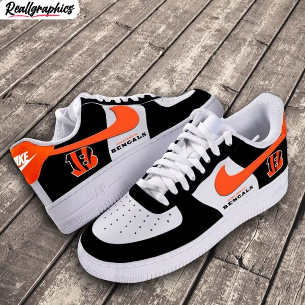 cincinnati bengals logo air force 1 sneaker, cincinnati bengals gifts for fans