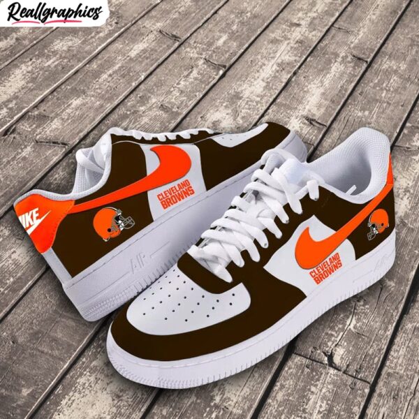 cleveland browns logo air force 1 sneaker, browns team gifts