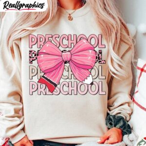 coquette teacher inspirational shirt, limited pencil coquette bow tee tops sweater