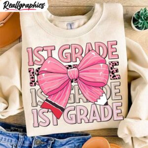 coquette teacher inspirational shirt, limited pencil coquette bow tee tops sweater