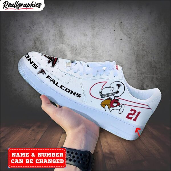 custom atlanta falcons snoopy air force 1 sneaker, falcons fan gears