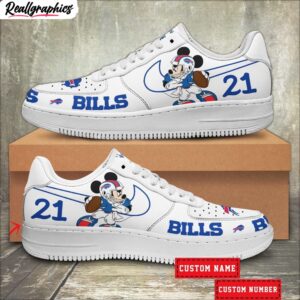 custom buffalo bills mickey air force 1 sneaker, bills merchandise