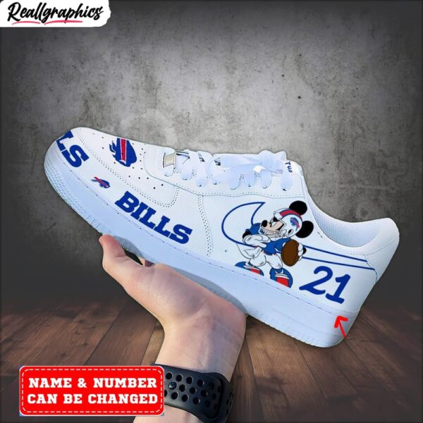 custom buffalo bills mickey air force 1 sneaker, bills merchandise