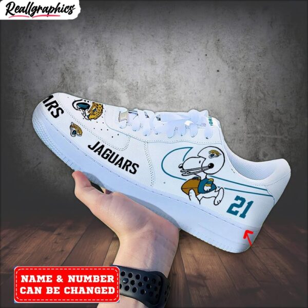 custom jacksonville jaguars snoopy air force 1 sneaker, jaguars gifts for fans