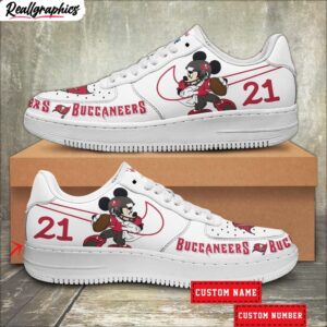 custom tampa bay buccaneers mickey air force 1 sneaker, buccaneers gear