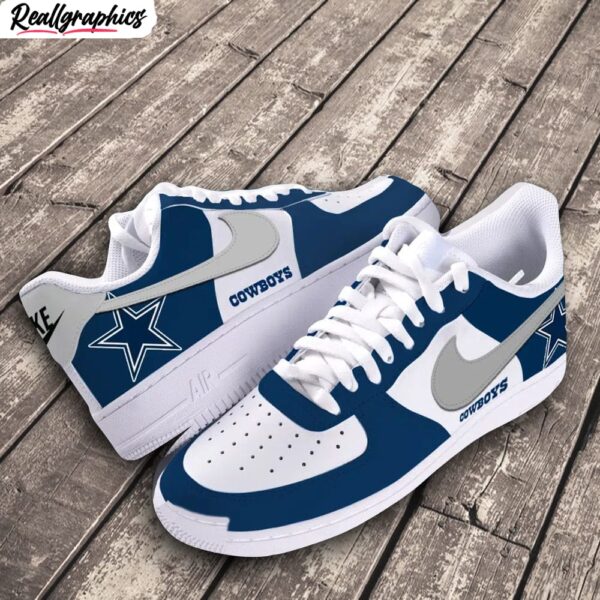 dallas cowboys logo air force 1 sneaker, cowboys unique gifts