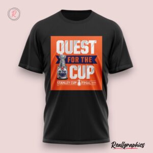 edmonton oilers 2024 stanley cup playoffs quest for the cup unisex shirt, edmonton oilers gifts