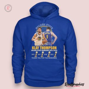 klay thompson golden state warriors 2011 2024 thank you for the memories unisex shirt, warriors merchandise