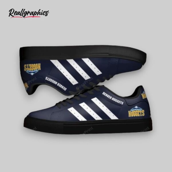 nba denver nuggets blue white stan smith shoes, nuggets gifts