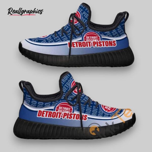 nba detroit pistons blue gradient reze sneakers, pistons gear