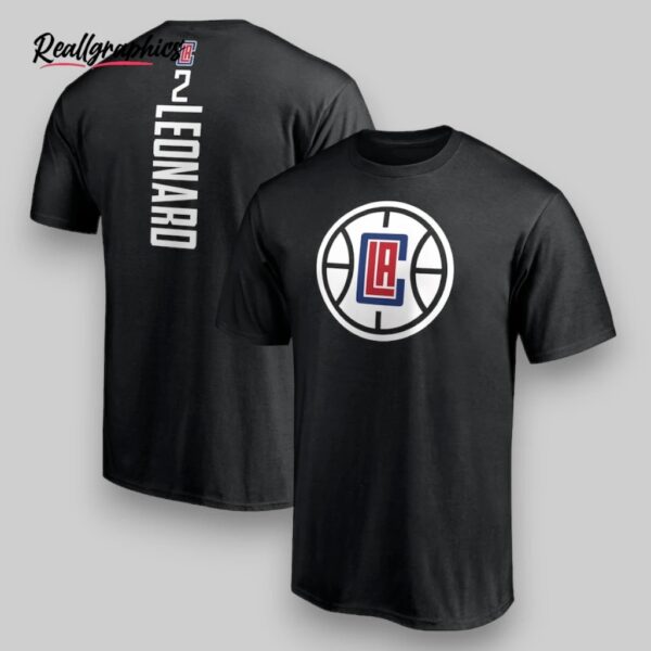 nba los angeles clippers custom name number black t shirt, clippers gifts for fans