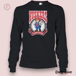 nebraska cornhuskers cola design royal shirt