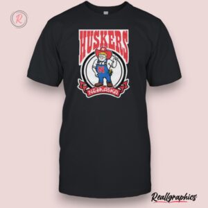 nebraska cornhuskers cola design royal shirt