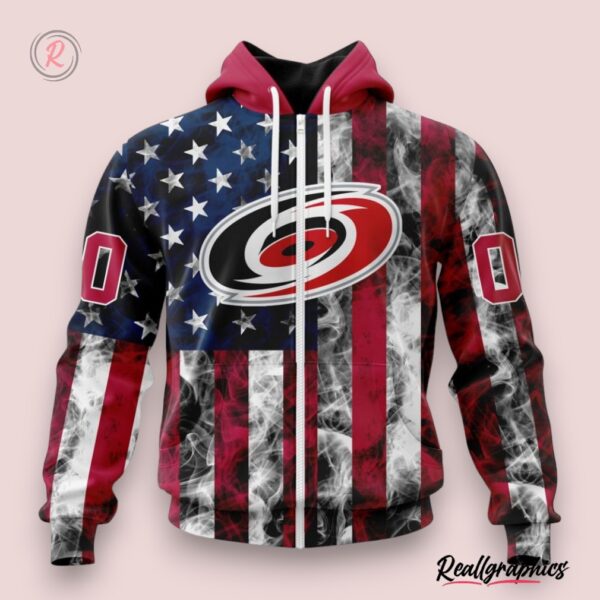 nhl carolina hurricanes special design for independence day the fourth of july hoodie, hurricanes merchandise