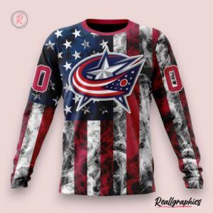 nhl columbus blue jackets special design for independence day the fourth of july hoodie, blue jackets gear