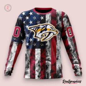 nhl nashville predators special design for independence day the fourth of july hoodie, nashville predators team gifts