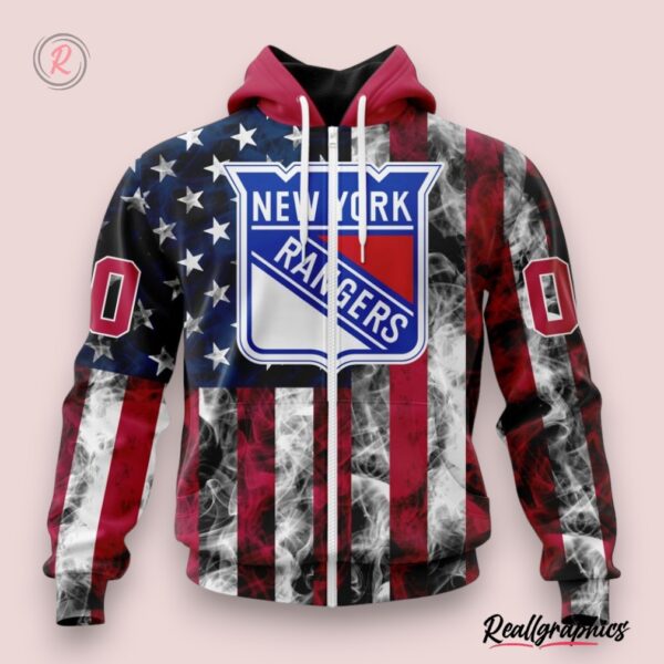 nhl new york rangers special design for independence day the fourth of july hoodie, new york rangers team gifts