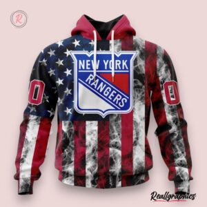 nhl new york rangers special design for independence day the fourth of july hoodie, new york rangers team gifts