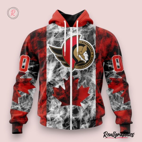 nhl ottawa senators special design for canada day hoodie, senators unique gifts