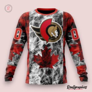 nhl ottawa senators special design for canada day hoodie, senators unique gifts