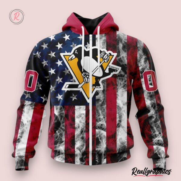 nhl pittsburgh penguins special design for independence day the fourth of july hoodie, penguins unique gifts