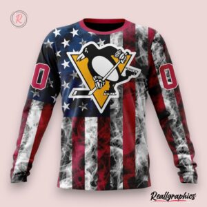 nhl pittsburgh penguins special design for independence day the fourth of july hoodie, penguins unique gifts