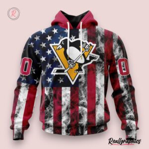 nhl pittsburgh penguins special design for independence day the fourth of july hoodie, penguins unique gifts