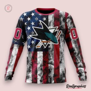 nhl san jose sharks special design for independence day the fourth of july hoodie, sharks unique gifts