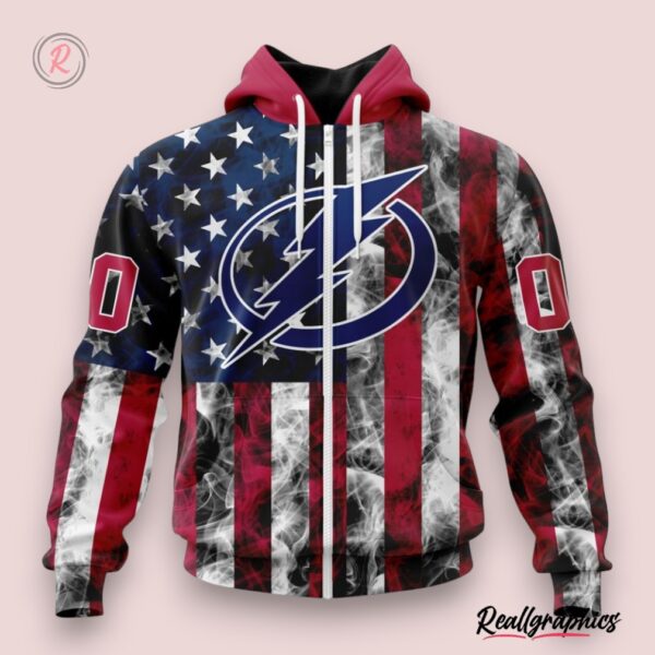 nhl tampa bay lightning special design for independence day the fourth of july hoodie, lightning gear