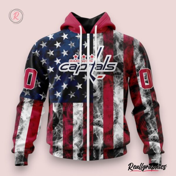 nhl washington capitals special design for independence day the fourth of july hoodie, washington capitals gear