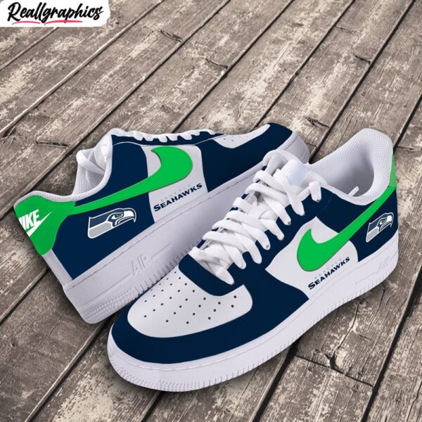 seattle seahawks logo air force 1 sneaker, seahawks merchandise