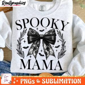 spooky mama shirt, coquette halloween sweater hoodie