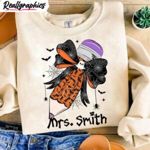 spooky teacher unisex hoodie, limited halloween pencil unisex shirt, hoodie