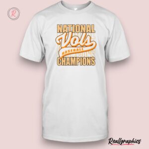 tennessee volunteers 2024 ncaa men's baseball champions shirt