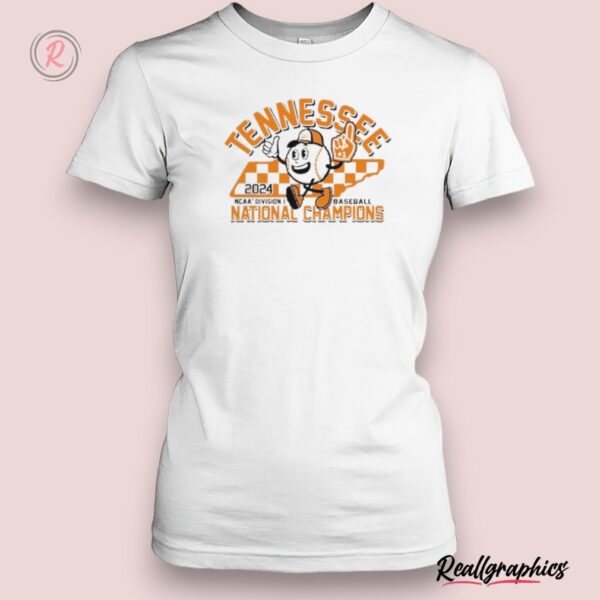 tennessee volunteers 2024 ncaa men's baseball college world series champions mascot unisex shirt