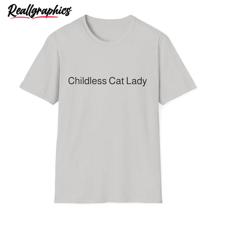 childless cat lady shirt, kamala vote 2024 short sleeve hoodie